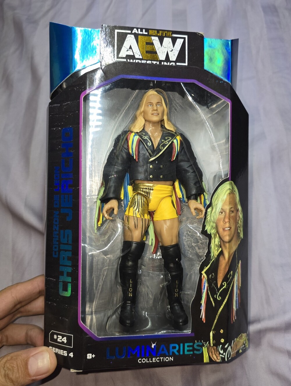 AEW Chris Jericho Figure Series 4 2022 Luminaries Collection Corazon De Leon New